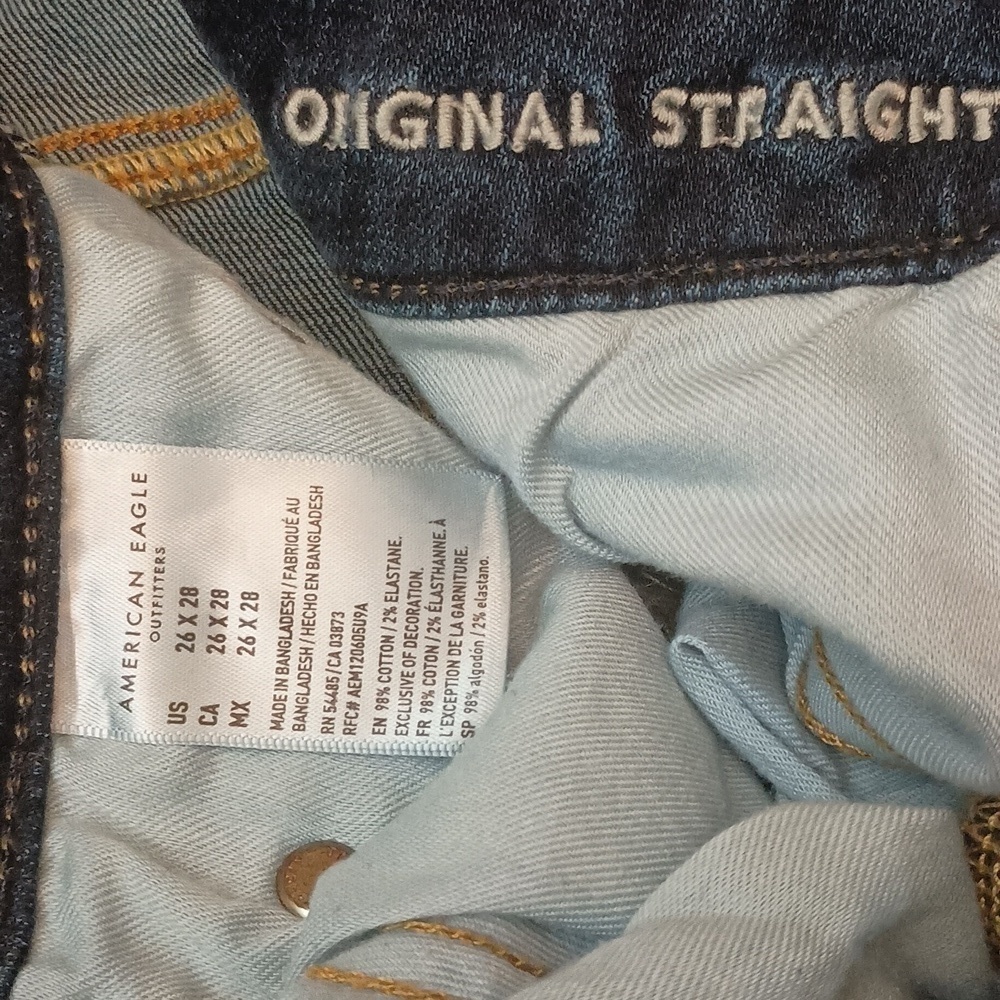American Eagle Airflex+ Original Straight Jeans - Picture 5 of 6
